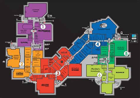 gurnee mills map